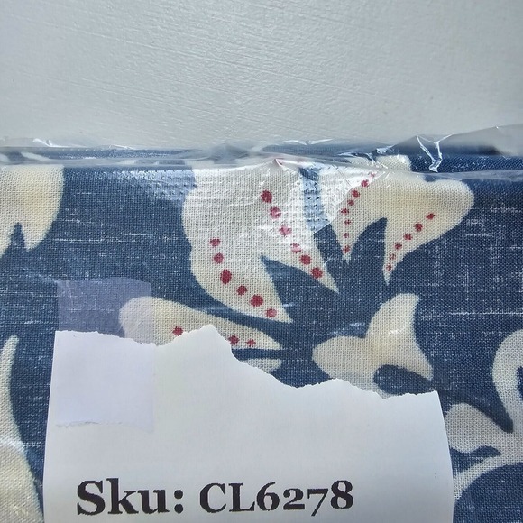 Reyn Spooner Limited Issue Tunic Top Womens Large Blue Hawaiian Reverse Print - Picture 11 of 11